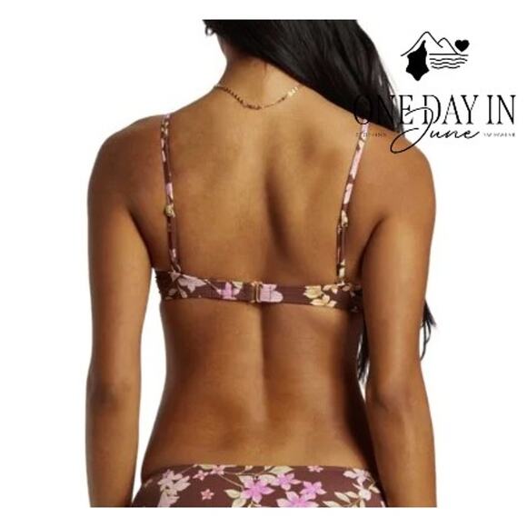Billabong Free to Be Bliss Bralette Bikini Top Size L - Picture 2 of 6